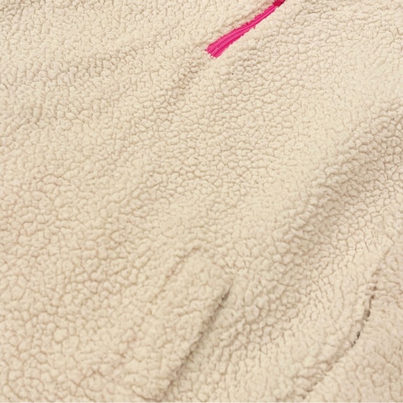 Gap Kids Girls Sherpa Quarter Zip Sweater Jacket Size L - Picture 3 of 6